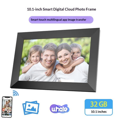 Touchscreen Digital Photo Frame - 32GB Memory with Video & Photo Playback