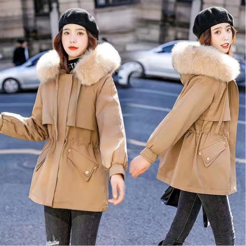 Women's Warm Padded Short Jacket - Fashion Polyester Coat