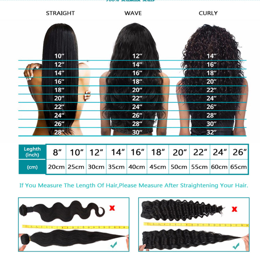 Long Curly Big Wave Lace Front Human Hair Wig