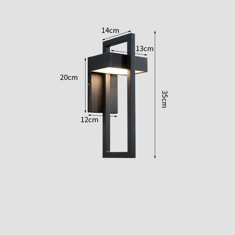 Outdoor Modern Minimalist Wall Lamp - Stainless Steel Sconce