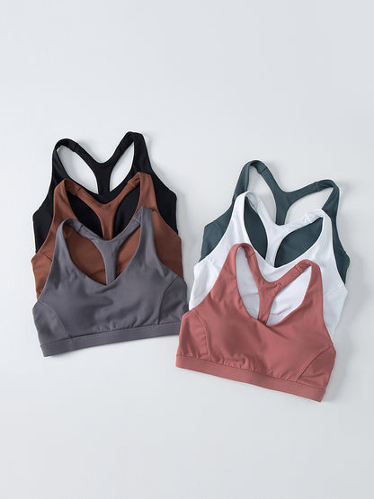 Women's Sports Bra - U-Shaped Wireless with Sponge Pad
