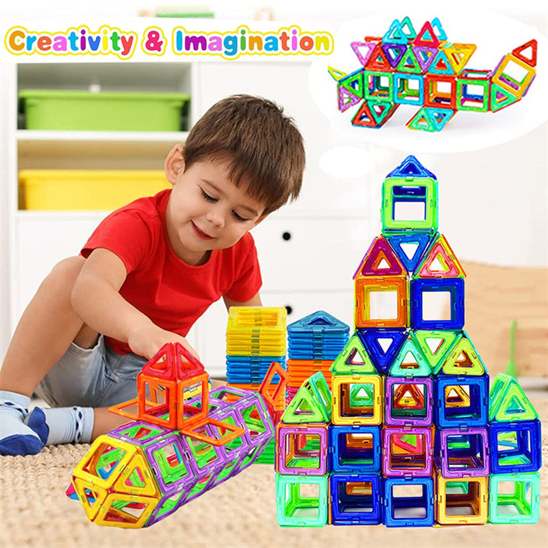 Magnetic Building Blocks - Educational Construction Toy Set