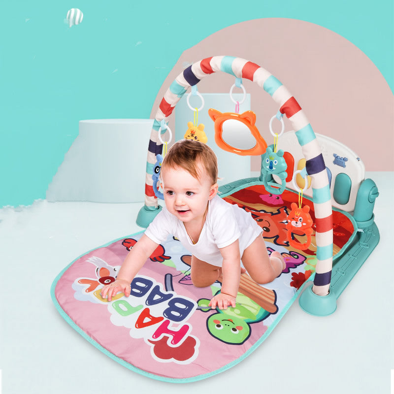 Baby Activity Gym with Piano & Pedals - Interactive Play Mat for Infant Development
