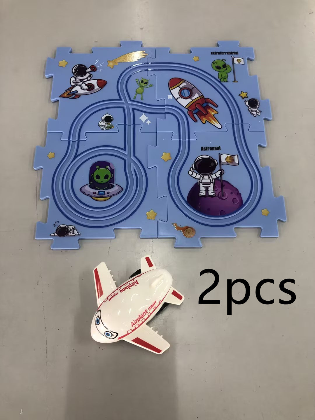 DIY Electric Track Puzzle - Automatic Rail Car Building Set for Kids Educational Play