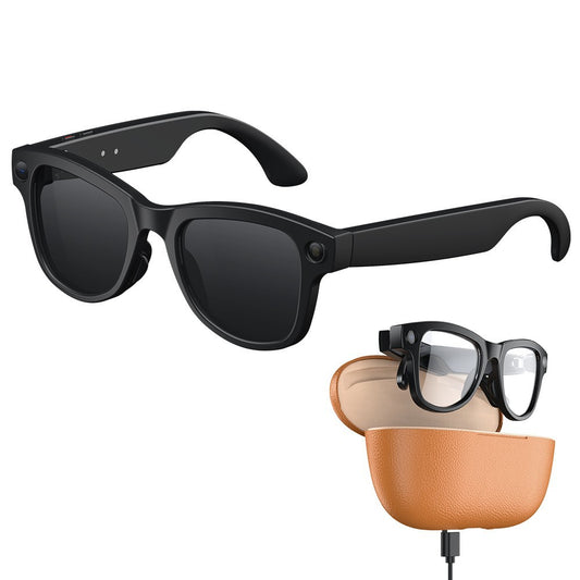AI-Powered Smart Glasses - 8MP Camera with Bluetooth & Voice Assistant