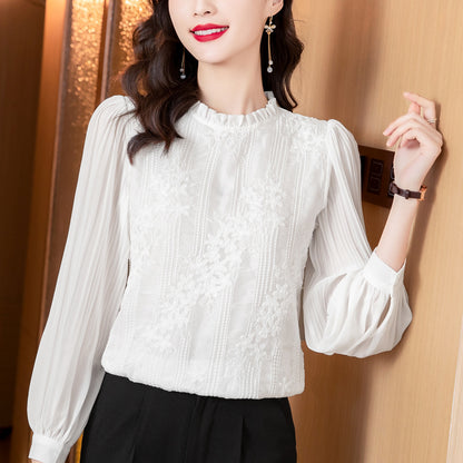 Women's Pullover Top - Polyester All-Matching Blouse