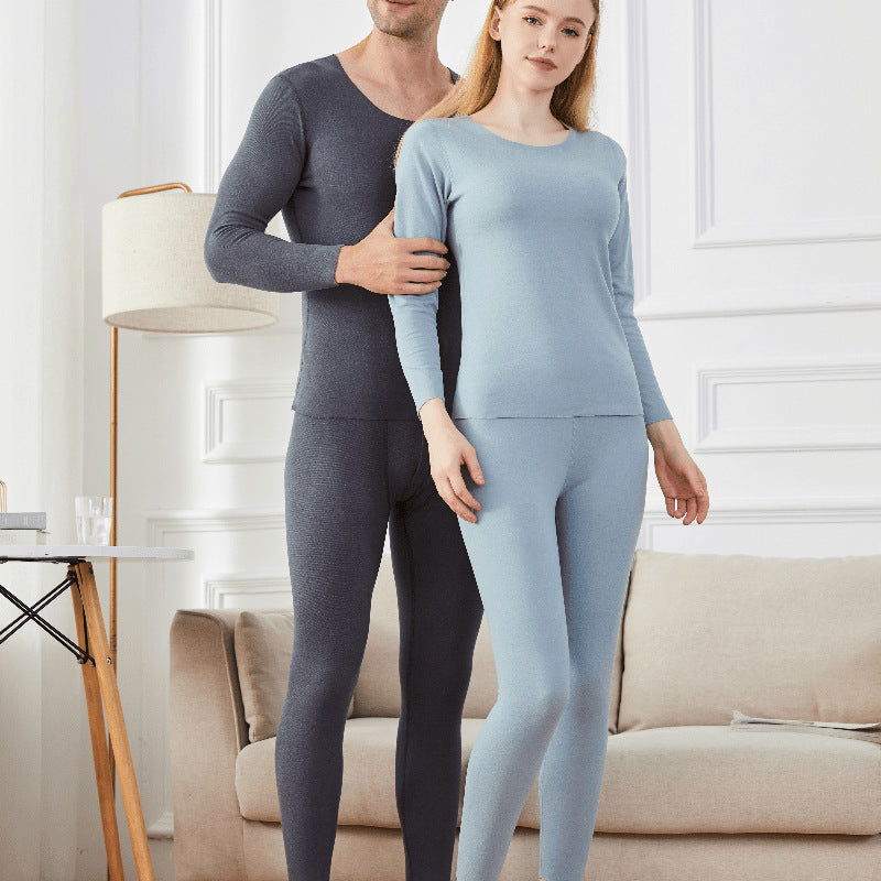 Thermal Underwear Set - Double-Sided Fleece Base Layer for Men and Women