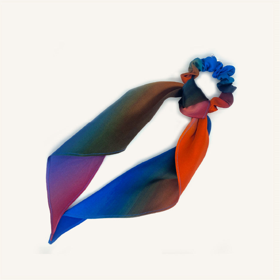 Women's French Silk Headband Scarf - Detachable 100% Pure Silk Versatile Hair Accessory
