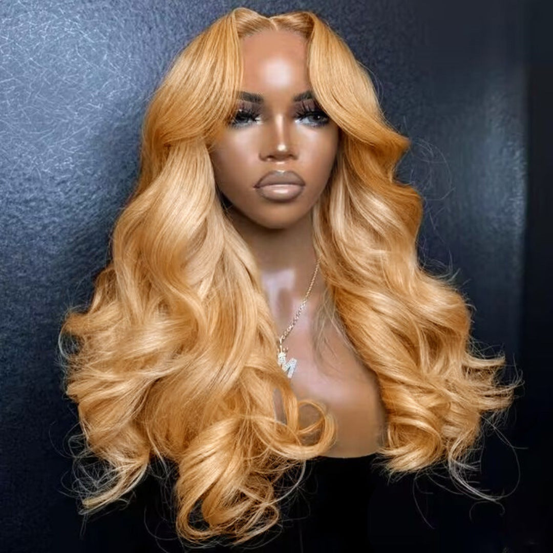 Highlight Ombre Wavy Lace Front Wig - Glueless Human Hair