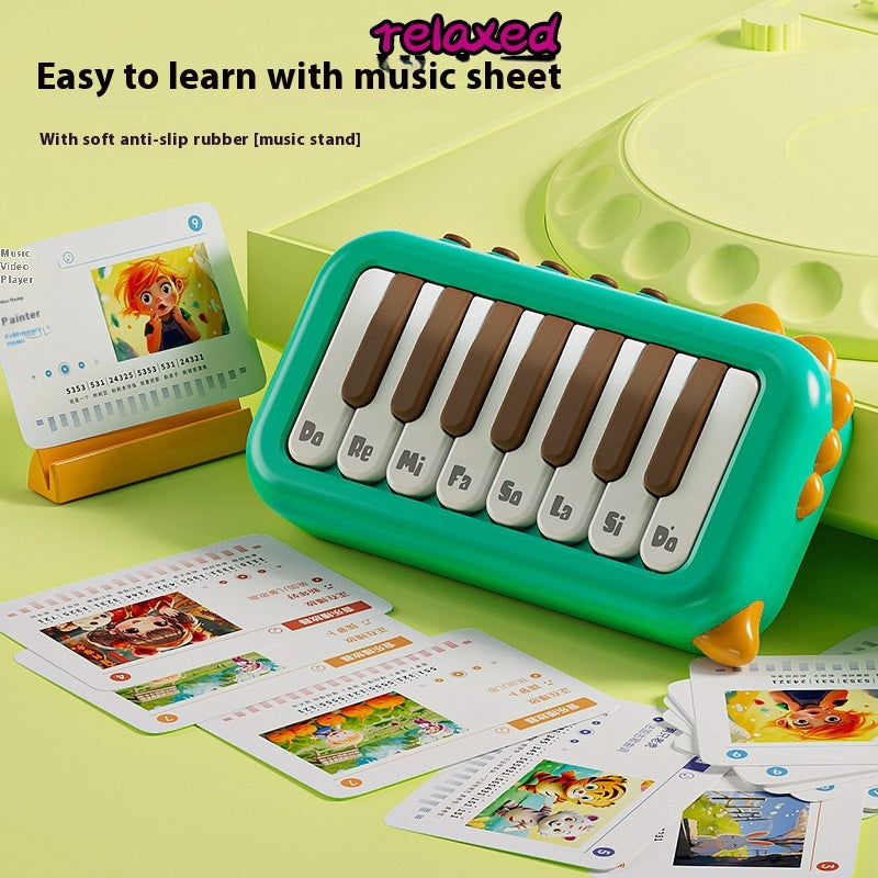Kids Pocket Electronic Keyboard - Mini Piano Toy for Children Ages 3-6