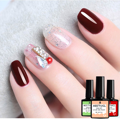 Nail Tool Set for Beginners - Complete Home Manicure Kit with UV/LED Lamp