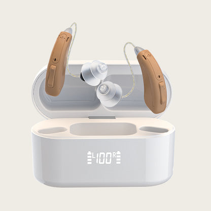 Bluetooth Rechargeable Digital Noise Reduction RIC Behind-the-Ear Aid