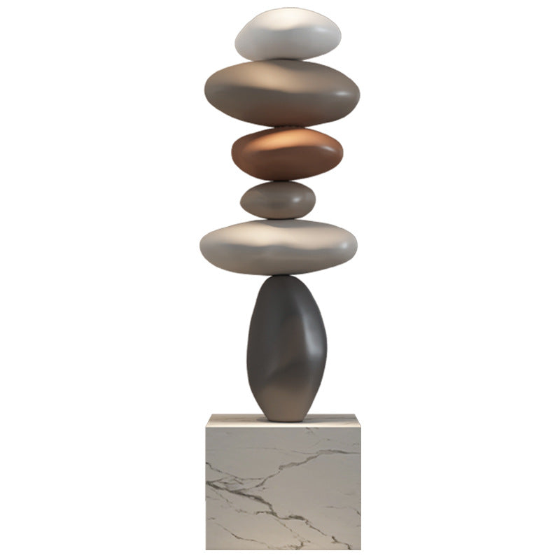 Modern Resin Floor Sculpture - Decorative Home Accent Piece