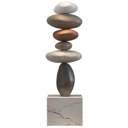 Modern Resin Floor Sculpture - Decorative Home Accent Piece