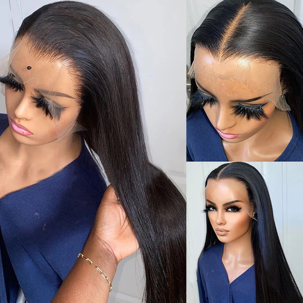 Full Lace Human Hair Wig - 10A Grade Hand-Woven Real Hair