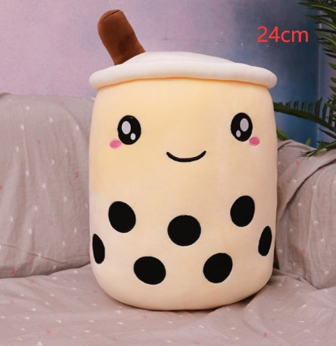 Plush Bubble Tea Pillow Cushion - Soft Stuffed Drink Toy