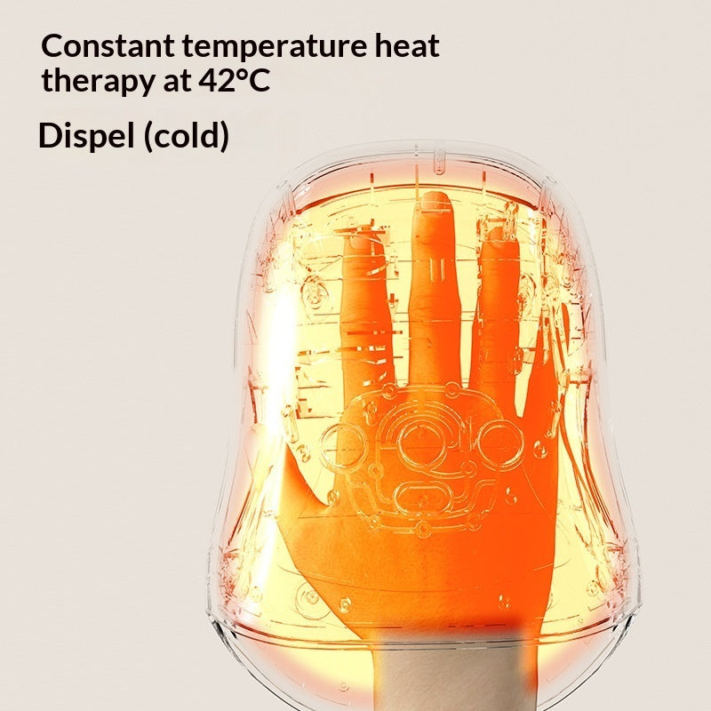 Hand Massage Device with Heating and Airbag Compression