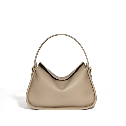 Women's High-Grade Cowhide Leather Crossbody Bag - Versatile Shoulder Handbag with Adjustable Strap