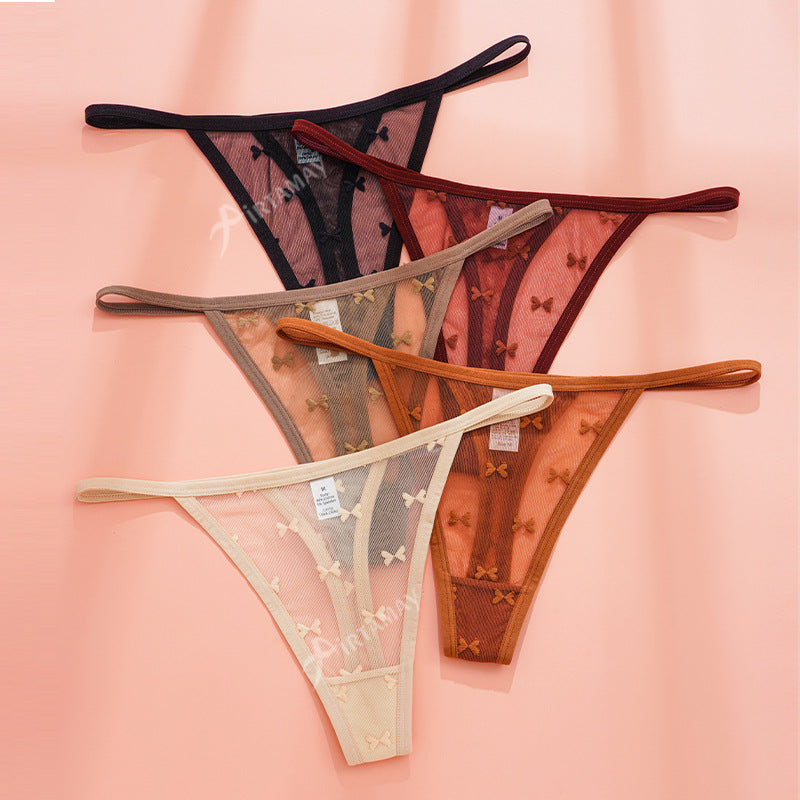 Women's Athletic Yoga Lace Underwear - Seamless Moisture Wicking Sports Briefs