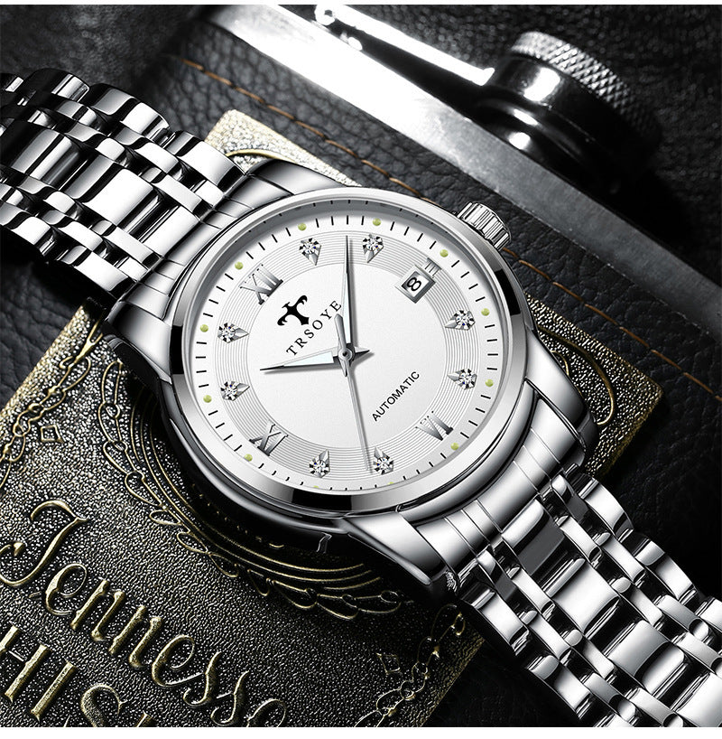 Men's Automatic Mechanical Watch | 40mm Dial | 30m Water Resistant | Luminous | Stainless Steel | 6 Colorways