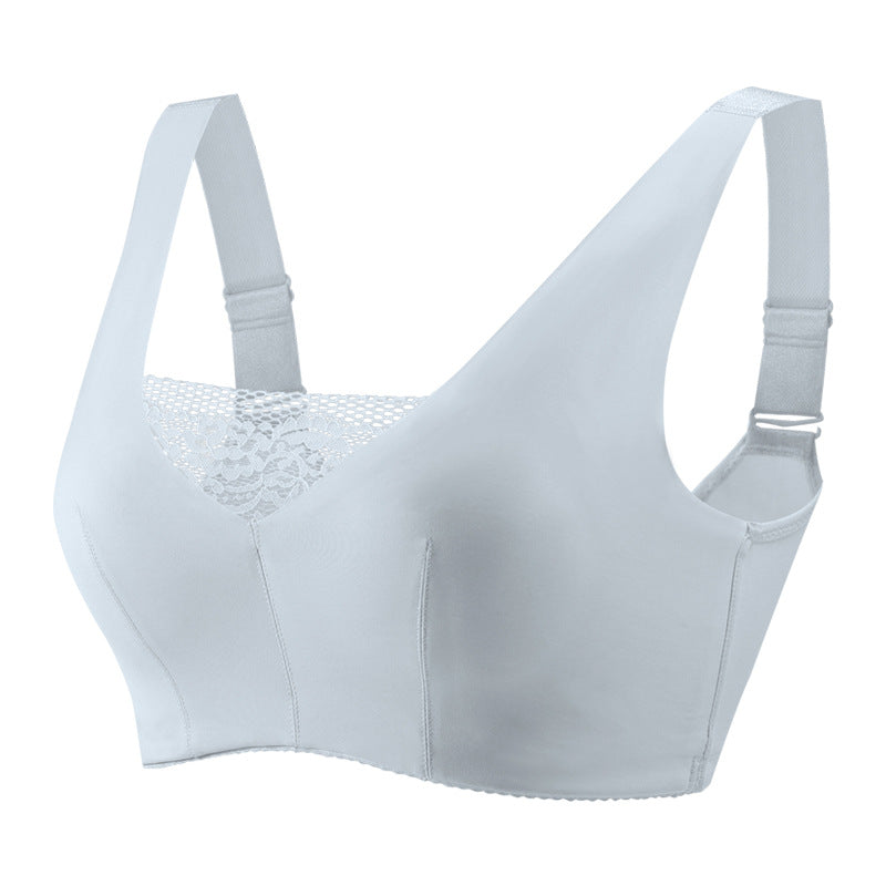 Full Coverage Bandeau Bra - Wireless Strapless Support Bra