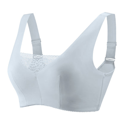 Full Coverage Bandeau Bra - Wireless Strapless Support Bra