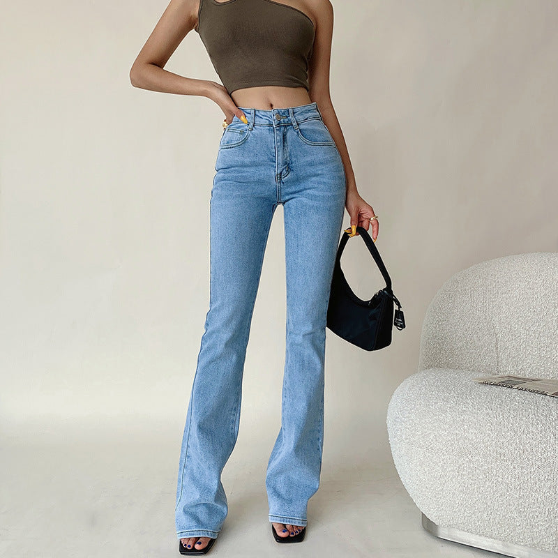 High-Waist Casual Pants - Retro American Style Trousers for Women