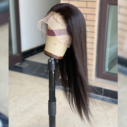360 Lace Frontal Human Hair Wig - Virgin Hair Full Head Wig with Pre-Plucked Hairline