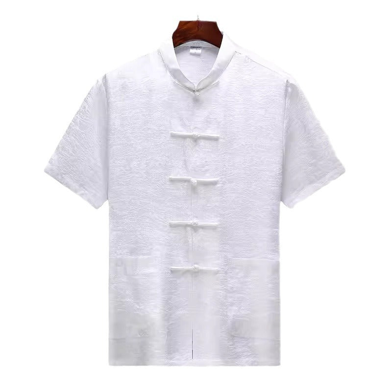Premium Mulberry Silk Tang Suit - Men's Traditional Chinese Jacket