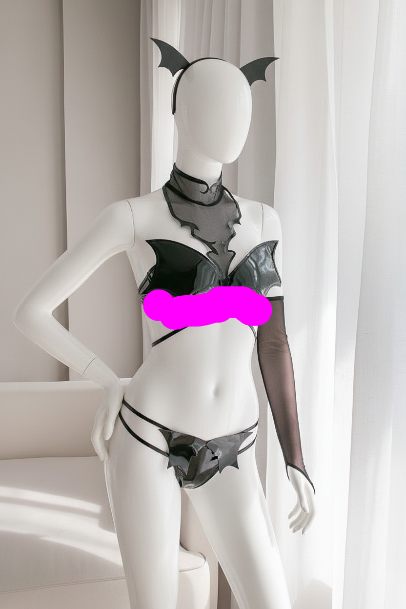 Women's Lace-Up Lingerie Bundle Set - Six-Piece Intimate Apparel Collection