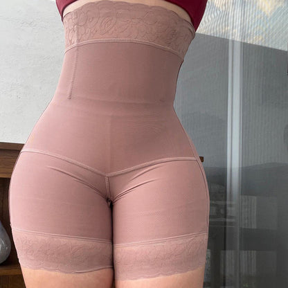 Fashion Slimming Hip-Lift Shorts - Polyester Activewear for Women