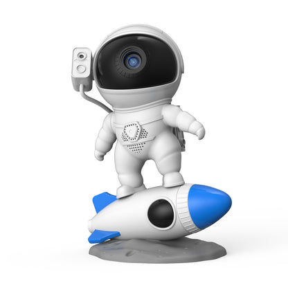 Rocket Astronaut Galaxy Starry Sky Projector Lamp