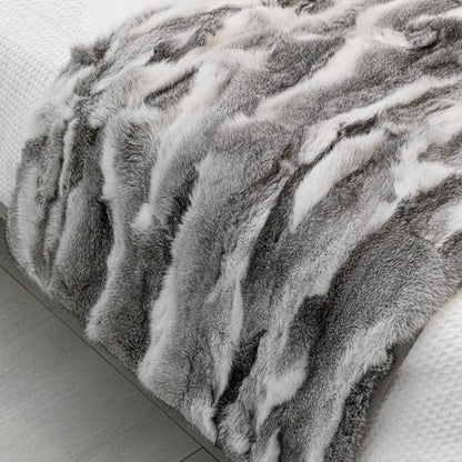 Luxury Faux Fur Bed Runner - Modern Minimalist Throw Blanket