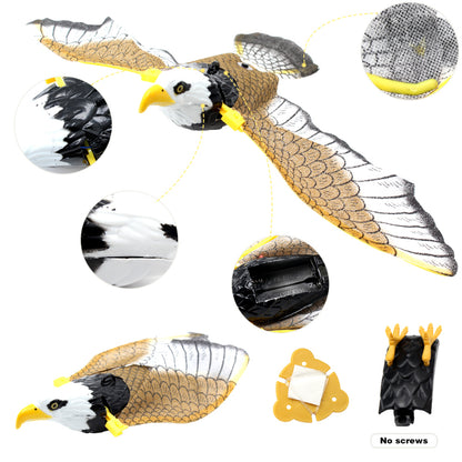 Interactive Cat Bird Toy - Hanging Rotating Pet Toy for Cats and Kittens