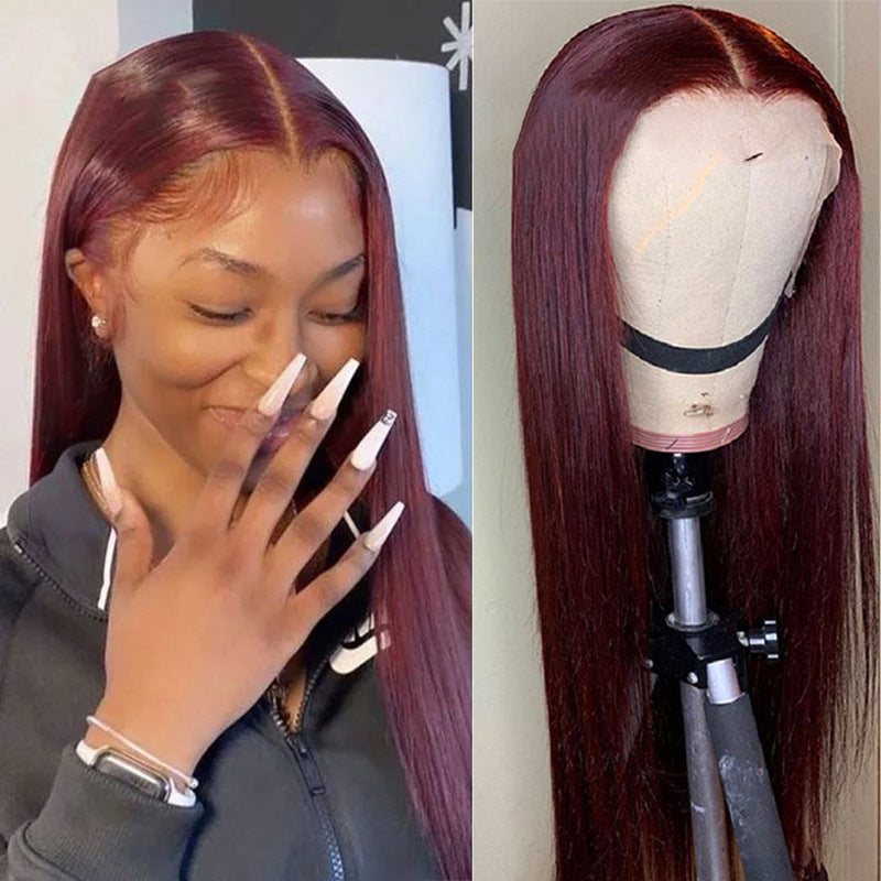 T-Part Lace Frontal Human Hair Wig - 13x6 Lace Front Wig