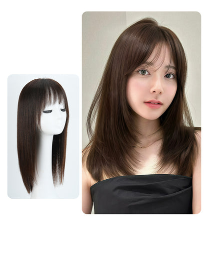 Hand-Woven Silk Top Closure Human Hair Topper - Real Hair