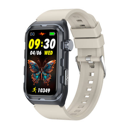 Smart Fitness Bracelet with Heart Rate Monitoring - Touch Screen