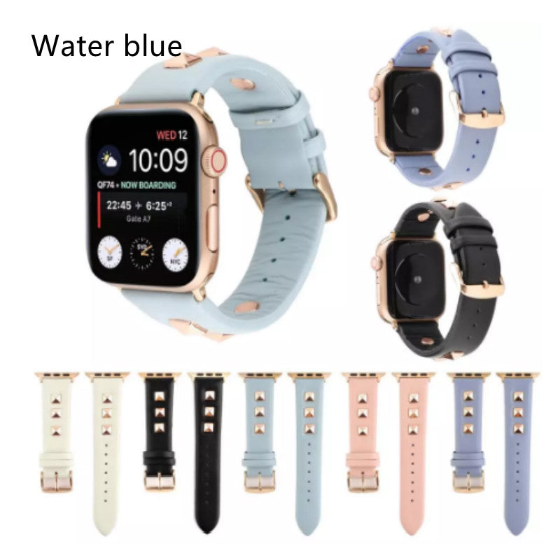 Premium Leather Apple Watch Strap - Multiple Colors & Sizes