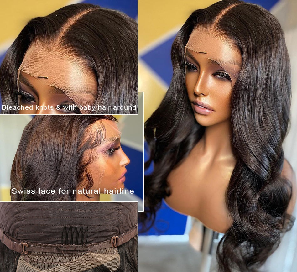 Body Wave Lace Front Wig - Human Hair Medium Length
