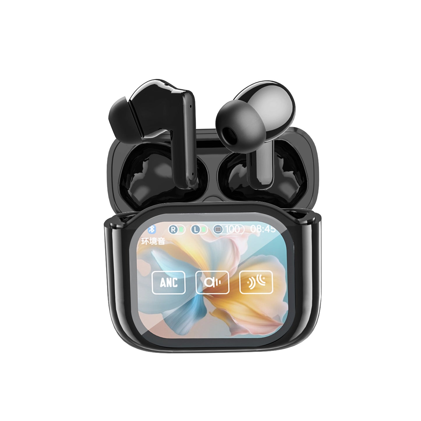 Wireless Bluetooth Headphones - Waterproof In-Ear Earbuds with Digital Display
