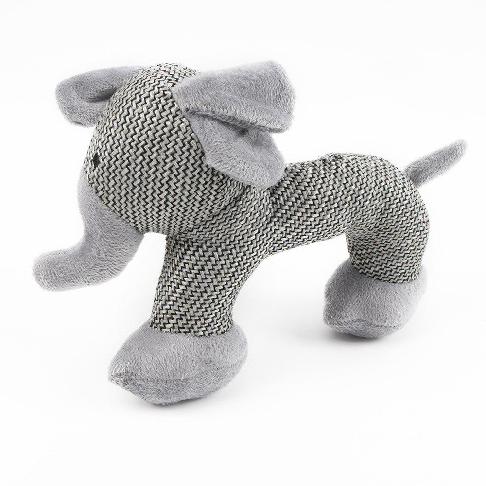 Plush Squeaky Dog Toy - Interactive Chew Toy for Small & Large Dogs