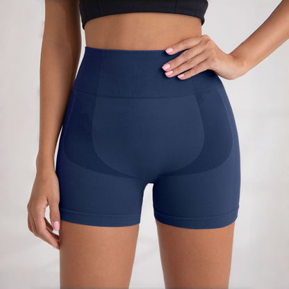 Seamless High-Waist Yoga Shorts for Women - Athletic Performance Activewear