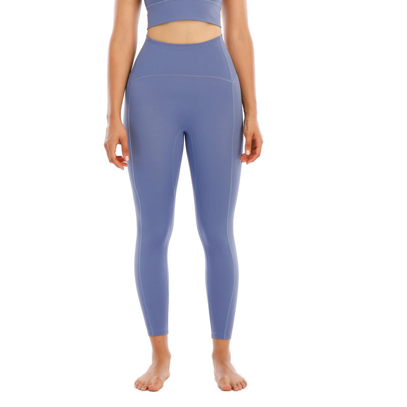 High-Waist Yoga Capri Leggings - Moisture-Wicking Athletic Cropped Pants