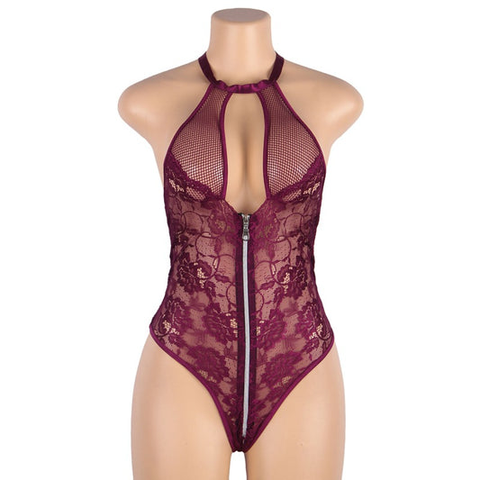 Women's Lingerie Jumpsuit - Polyester Bodysuit