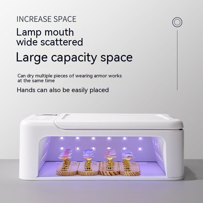 UV Nail Lamp - 180W Hand Pillow Manicure Machine with 63 LED Beads