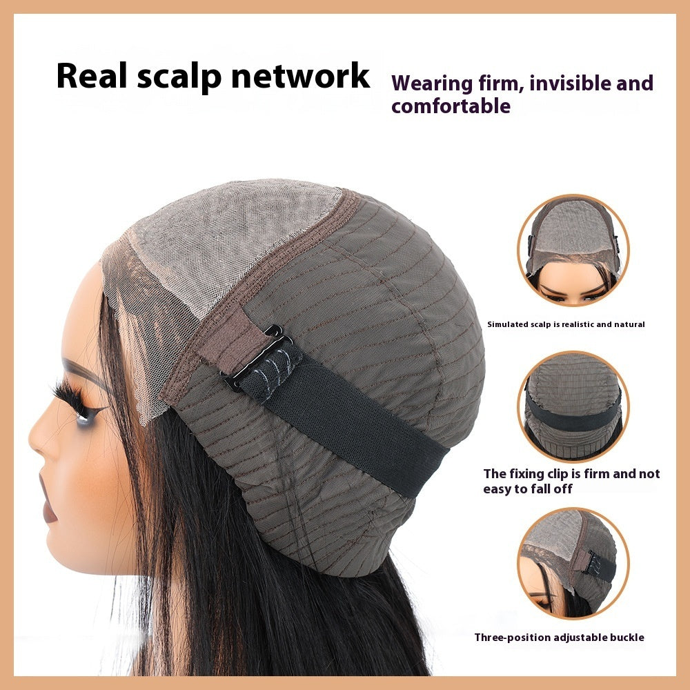 Human Hair Wig - Hand-Woven Full Coverage Wig Cap