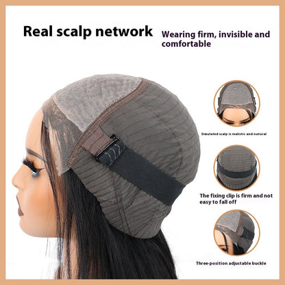 Human Hair Wig - Hand-Woven Full Coverage Wig Cap