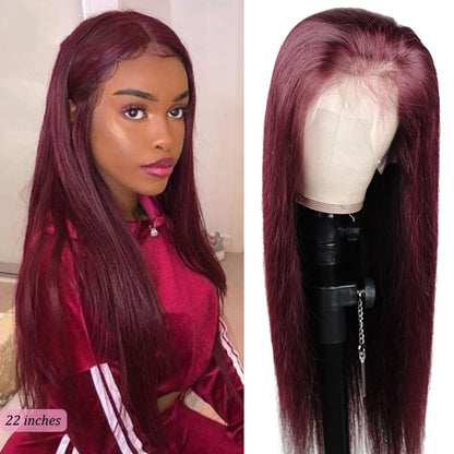 T-Part Lace Frontal Human Hair Wig - 13x6 Lace Front Wig