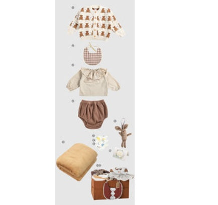 Baby Poached Egg Cartoon Romper Set - 100% Cotton Gift Set