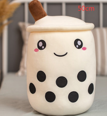 Plush Bubble Tea Pillow Cushion - Soft Stuffed Drink Toy